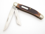 Vtg 1980s Schrade USA 93OT Wrangler Old Timer Folding 2 Blade Pocket Jack Knife