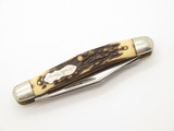 Vtg 1980s Schrade USA 807UH J.R. Stockman Uncle Henry Folding Pocket Jack Knife