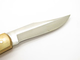 Vtg 1990 Limited Schrade USA 507SC Scrimshaw LB-7 Folding Hunter Lockback Knife
