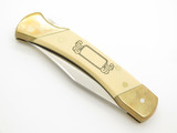 Vtg 1990 Limited Schrade USA 507SC Scrimshaw LB-7 Folding Hunter Lockback Knife
