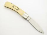 Vtg 1990 Limited Schrade USA 515SC Scrimshaw Folding Lockback Pocket Knife