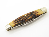Vtg 1970s Camillus 71 New York USA Sword Brand Stockman 3" Folding Pocket Knife