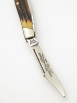 Vtg '70s Camillus 70 New York USA Sword Brand Stockman 2.6" Folding Pocket Knife