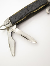 Vintage 1940s-50s Camillus New York Multi Tool Folding 3.7" Pocket Camp Knife