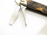 Vintage 1975 Camillus 97 New York USA Multi Tool Folding 3.7" Pocket Camp Knife