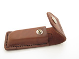 Vtg 1980s Schrade USA 5OT Bruin Old Timer Folding Lockback Pocket Knife Sheath