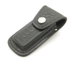 Vintage 1980s Ka-Bar Black Leather 4" Lockback Folding Pocket Knife Sheath