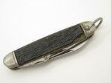 Vintage 1940s-50s Camillus New York Black Multi Tool Folding Pocket Camp Knife