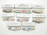Pack of 8 Novelty Novelty Knife Co Folding Pocket Knives Cowboy Happy Birthday +