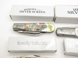 Pack of 8 Novelty Novelty Knife Co Folding Pocket Knives Cowboy Happy Birthday +