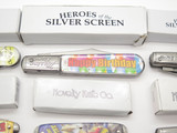Pack of 8 Novelty Novelty Knife Co Folding Pocket Knives Cowboy Happy Birthday +