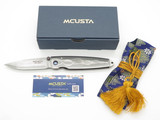 Mcusta Seki Japan Tsuchi MC-34D Damascus Gentleman Folding Pocket Knife No Clip