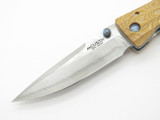 Mcusta Seki Japan Hideyoshi MC-182D Wood & VG-10 Damascus Folding Knife No Clip