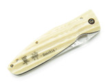 Mcusta Seki Japan Kenshin MC-185G W. Micarta SPG2 San Mai Folding Knife No Clip