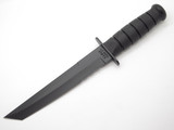 Ka-Bar USA 1245 Black Tanto Fixed Blade Survival Knife