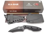 Ka-Bar USA 2486 Hinderer Hell Fire Tanto Fixed Blade Tactical Knife & Armatus