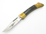Vtg 1980 Case XX P197 Shark Tooth Wood Folding Hunter Lockback Knife & Box
