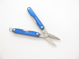 Leatherman Squirt S4 USA 2.25" Blue Handle Folding Multi Tool Knife Scissors