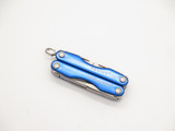 Leatherman Squirt S4 USA 2.25" Blue Handle Folding Multi Tool Knife Scissors