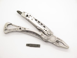 Vintage Leatherman Skeletool Stainless 4.25" Folding Multi Tool Knife Pliers