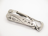 Vintage Leatherman Skeletool Stainless 4.25" Folding Multi Tool Knife Pliers