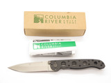 CRKT Carson Design M16-01F 4.62" Carbon Fiber Linerock Folding Pocket Knife