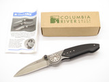 2010s CRKT Michael Walker 4102 Bladelock 4" Black Folding Pocket Knife Rare