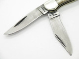 Vtg Parker Edwards Jacksonville Damascus Stag 2 Blade Folding Pocket Knife