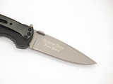 2010s CRKT 6752 Crawford Point Guard 3.75" Black Liner Lock Folding Pocket Knife