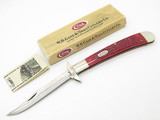 '97 Case 6151 Red Bone Jaguar Swing Guard Banana Trapper Folding Knife