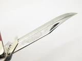 '97 Case 6151 Red Bone Jaguar Swing Guard Banana Trapper Folding Knife