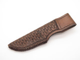 Terry Miller Nebraska USA Custom Fixed Blade Wood Handle 6.87" Hunting Knife