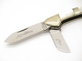 Vtg '80s Parker Custom Seki Japan 4.62" Mop Canoe Excalibur Folding Pocket Knife