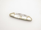 Vtg '80s Parker Custom Seki Japan 4.62" Mop Canoe Excalibur Folding Pocket Knife
