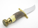 Vtg 1980 Case XX Kodiak Hunter Stag Fixed Blade Bowie Hunting Knife 10 Dot & Box