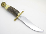 Vtg 1980 Case XX Kodiak Hunter Stag Fixed Blade Bowie Hunting Knife 10 Dot & Box