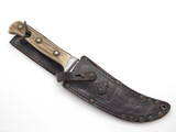Vintage 1968 Puma 6393 Skinner Solingen Germany Stag Fixed Blade Hunting Knife