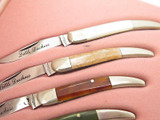 Vtg Parker Eagle Brand Seki Japan Little Duchess Folding Pocket Knife Set Of 6