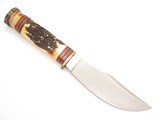 Vintage Marbles Gladstone Hubertus Solingen Stag Hunting Woodcraft Fixed Knife