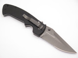 CRKT 6783ZN Crawford Kasper 5.37" Black Linerlock Folding Pocket Knife