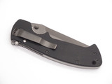 CRKT 6783ZN Crawford Kasper 5.37" Black Linerlock Folding Pocket Knife