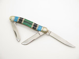 Colt Exotic Series CT569 3.5" Turqoise Stockman Folding Pocket Knife