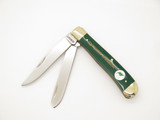 Vtg Hornet Power-X Gasoline Sinclair Dino 4.12" Green Bone Folding Pocket Knife