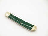 Vtg Hornet Power-X Gasoline Sinclair Dino 4.12" Green Bone Folding Pocket Knife