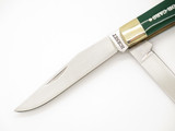 Vtg Hornet Best for Motor Cars Sinclair Dino 4.12" Green Folding Pocket Knife