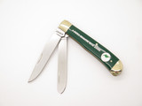 Vtg Hornet Best for Motor Cars Sinclair Dino 4.12" Green Folding Pocket Knife