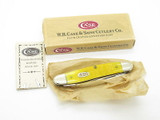 2000 Case XX Muskrat Folding Pocket Knife 02635 Jigged Yellow Bone