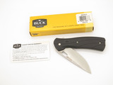 2010 Buck 345 Vantage Select 4.5" Black Linerlock Folding Pocket Knife