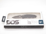 Vtg SOG Zoom Mini 4.12" Black Aluminum Assisted Folding Pocket Knife