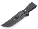 Colt CT10 Black Diamond Defender Tanto Black Leather Fixed Blade Knife Sheath